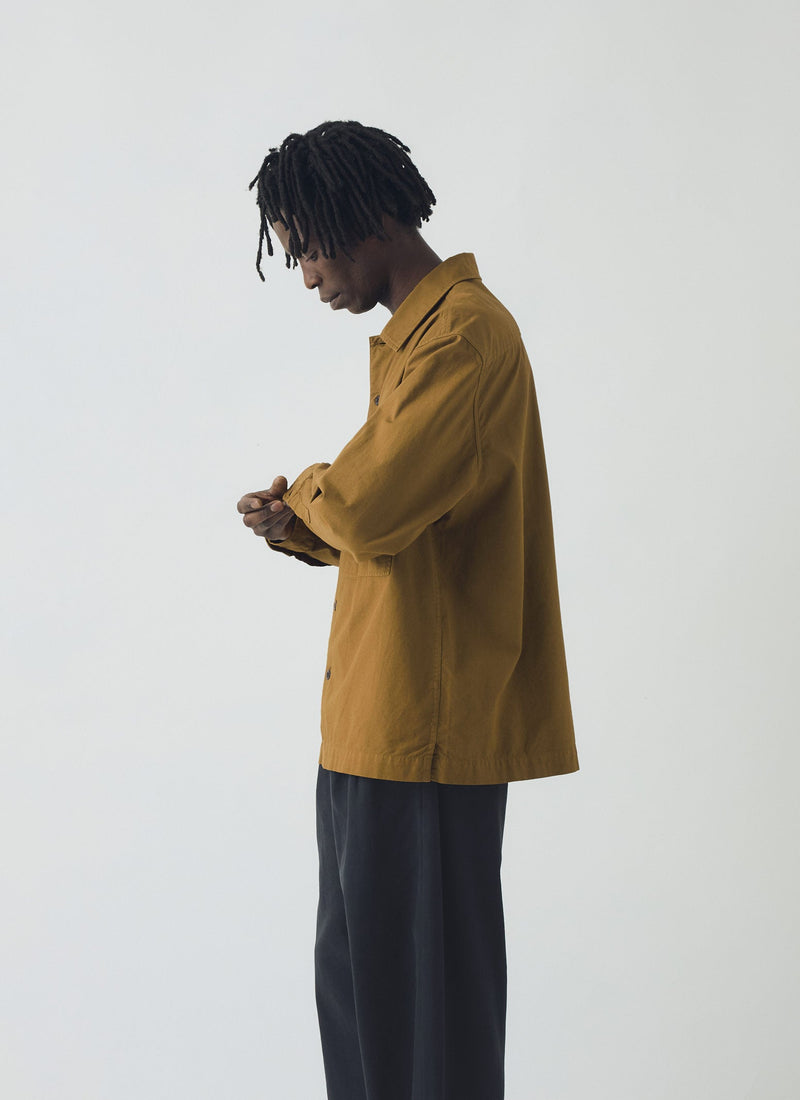 Garment Dyed Oxford Shirt | Old Gold