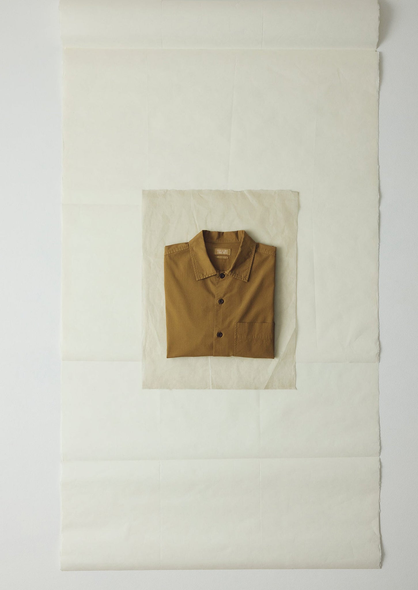 Garment Dyed Oxford Shirt | Old Gold