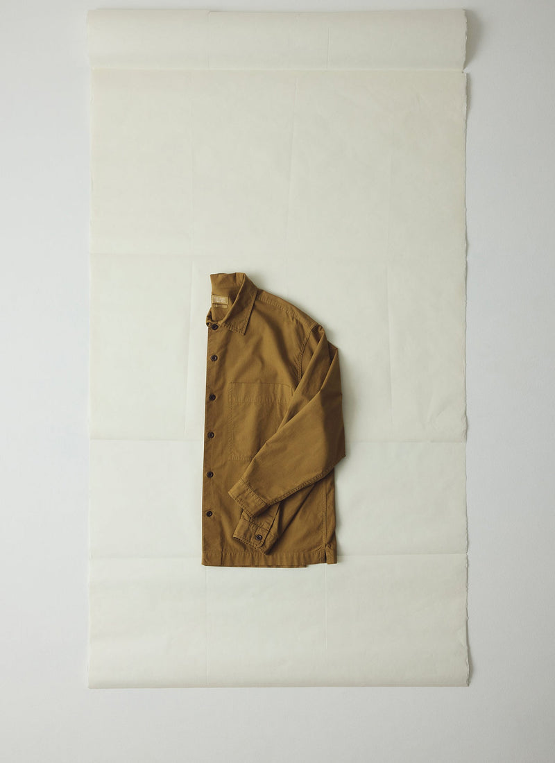 Garment Dyed Oxford Shirt | Old Gold