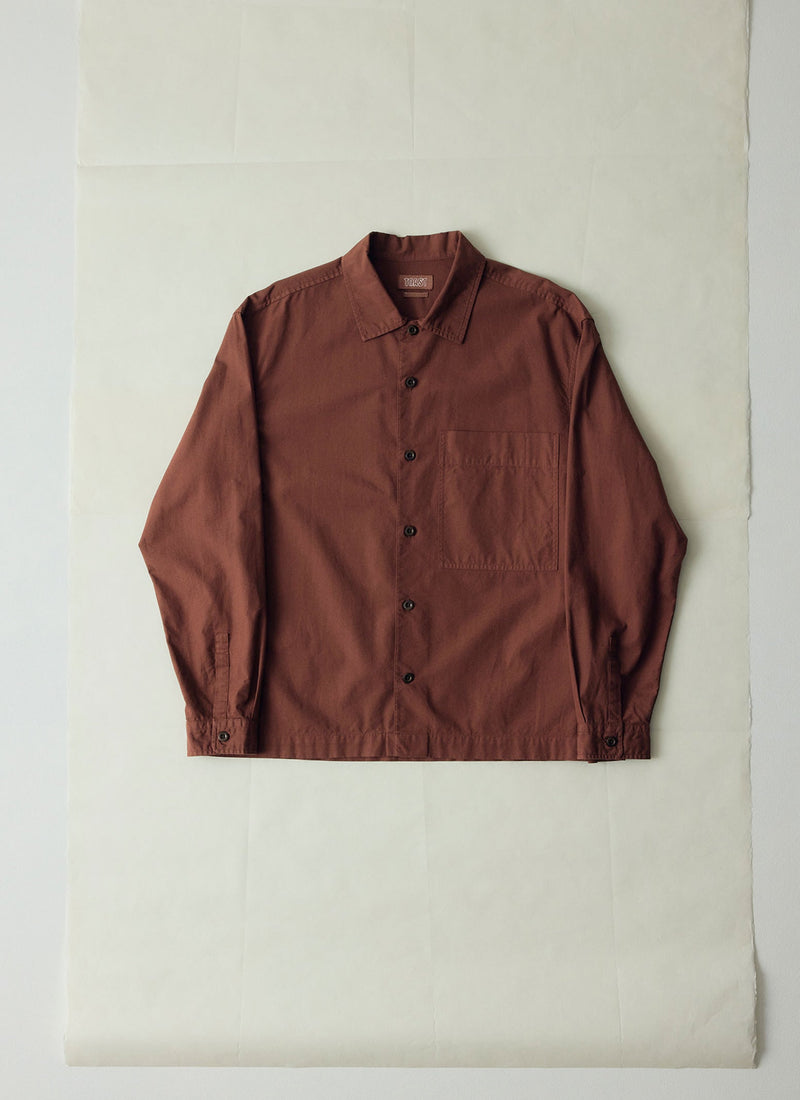 Elis Garment Dyed Oxford Shirt | Cinnamon