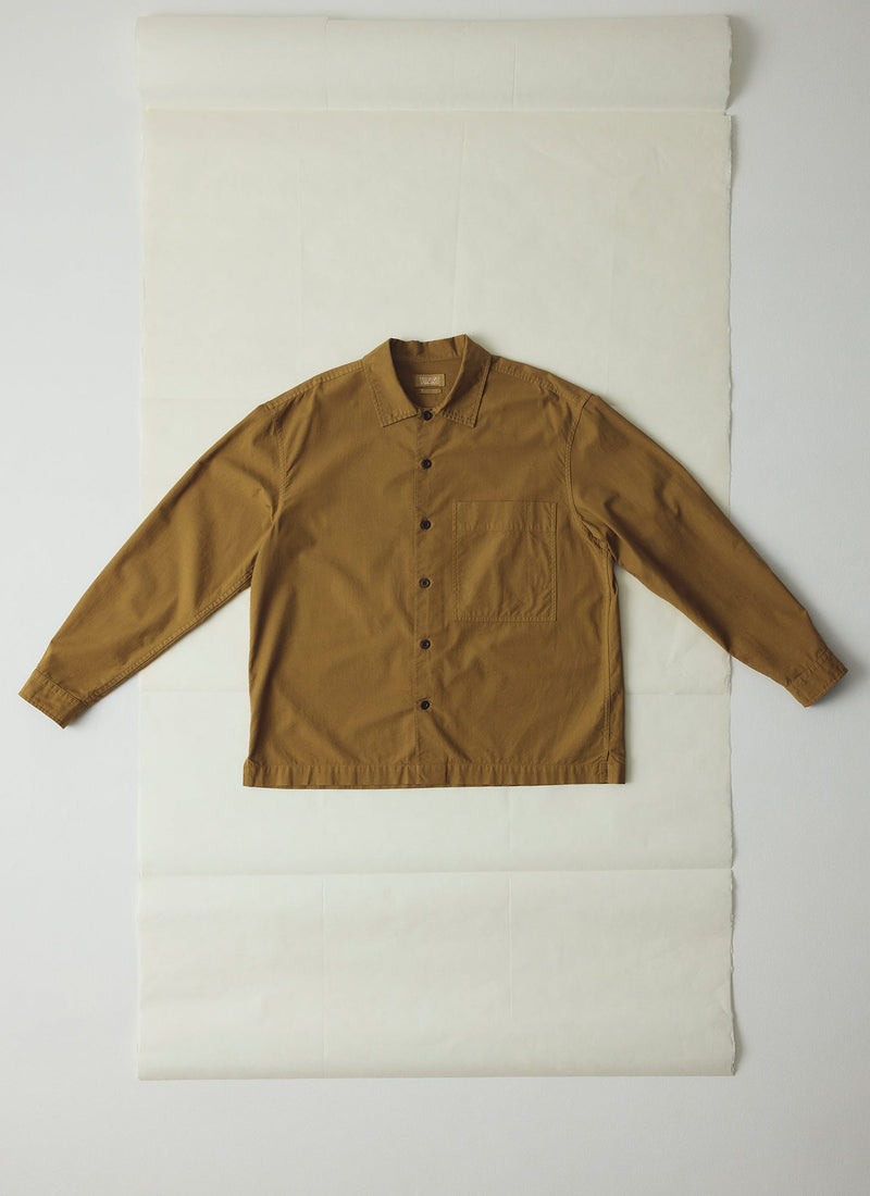 Garment Dyed Oxford Shirt | Old Gold