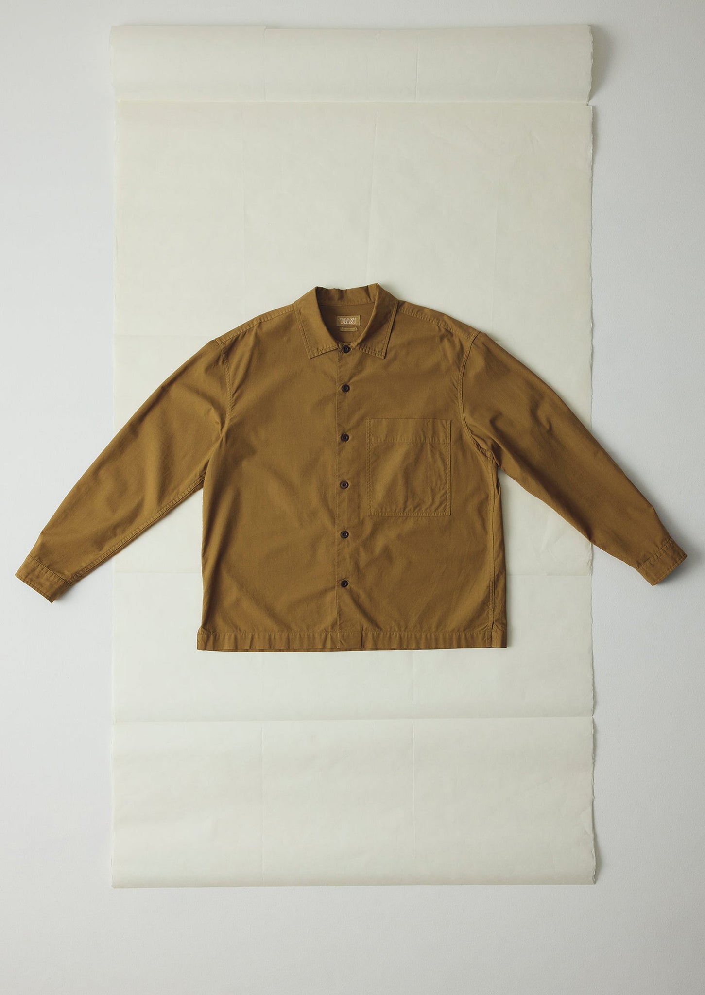 Garment Dyed Oxford Shirt | Old Gold