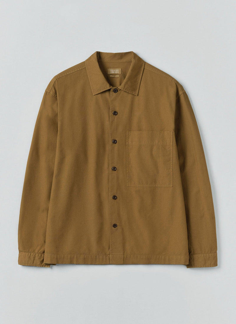 Garment Dyed Oxford Shirt | Old Gold