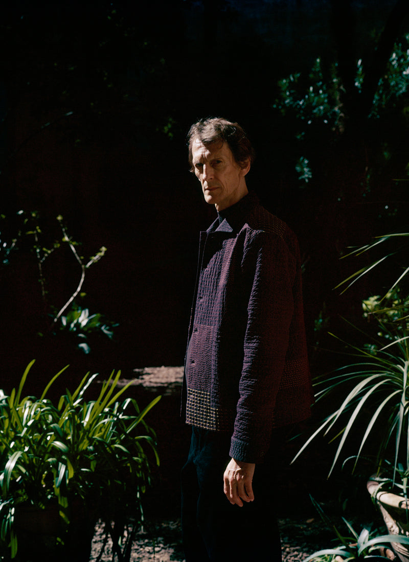 Patchwork Kantha Stitch Shirt | Black Walnut