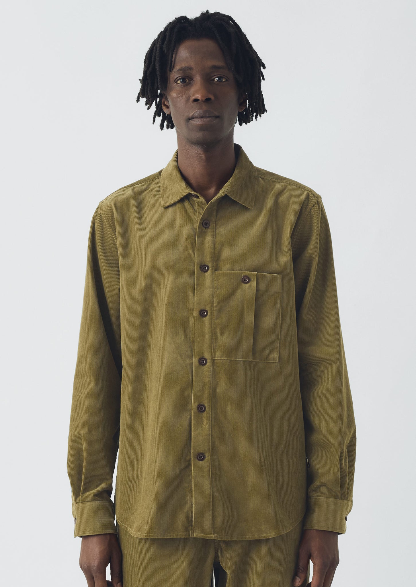 Organic Cord Workwear Shirt | Linden