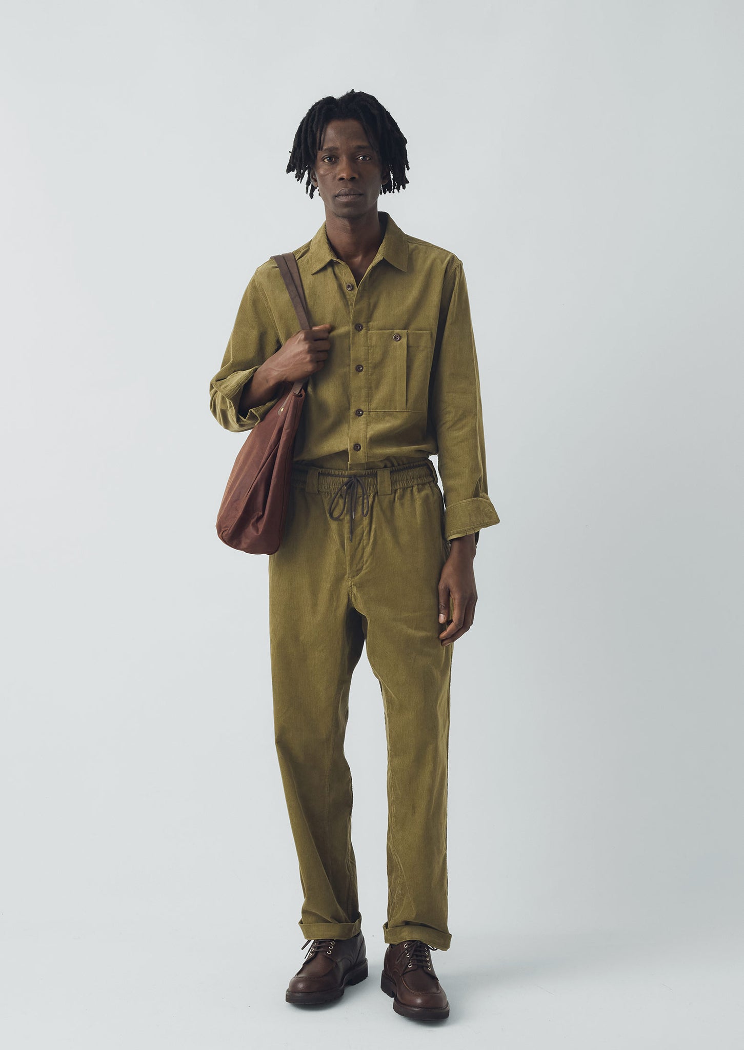 Organic Cord Workwear Shirt | Linden