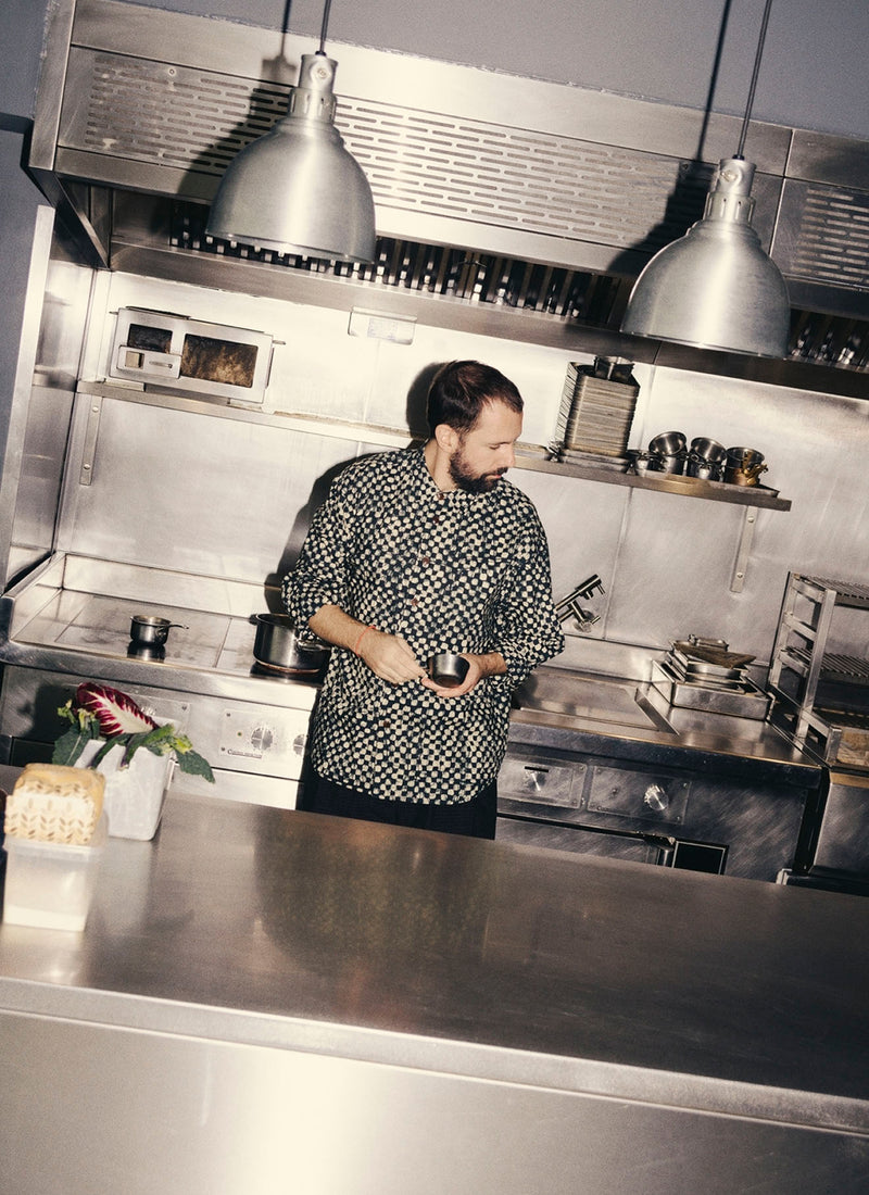 Batik Cook Check Shirt | Oil Green