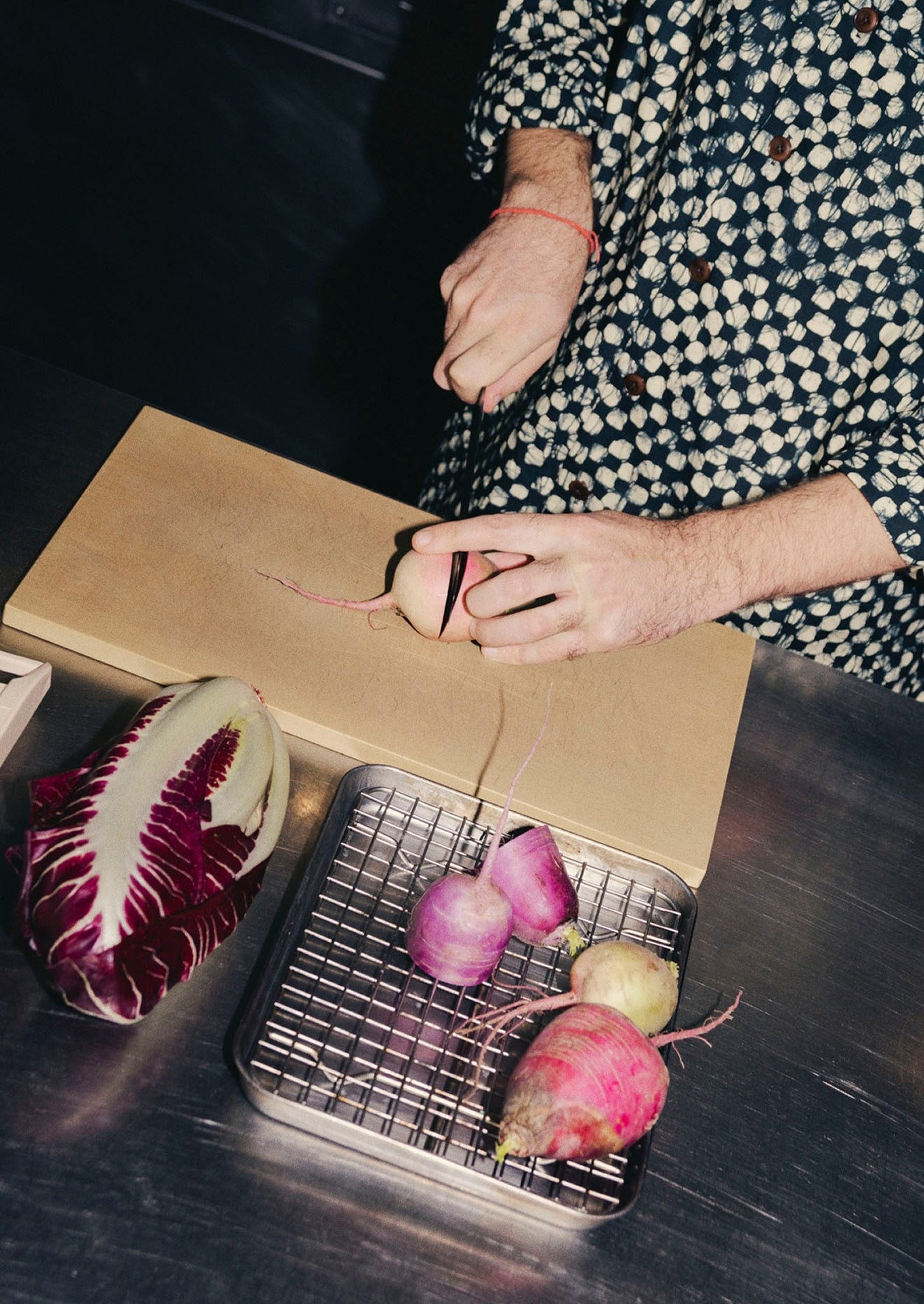 Batik Cook Check Shirt | Oil Green