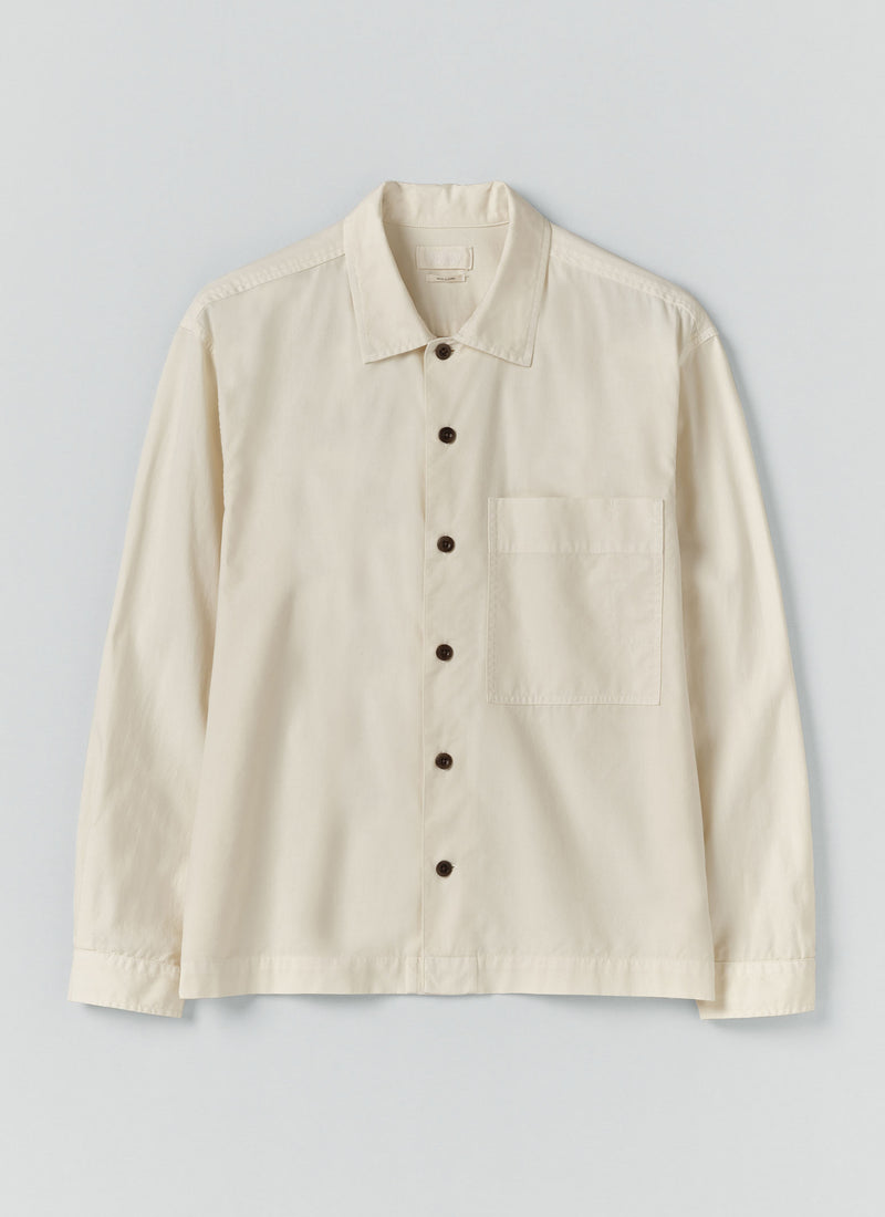 Elis Garment Dyed Oxford Shirt | Ecru