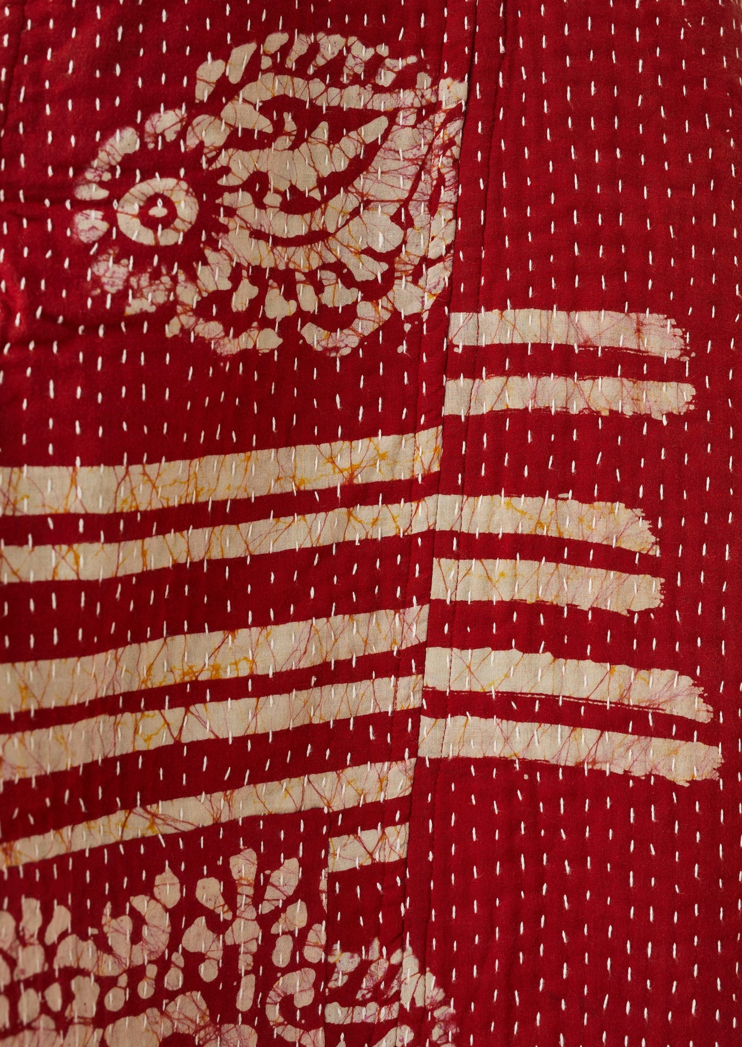 Repurposed Kantha Gown Reds TOAST