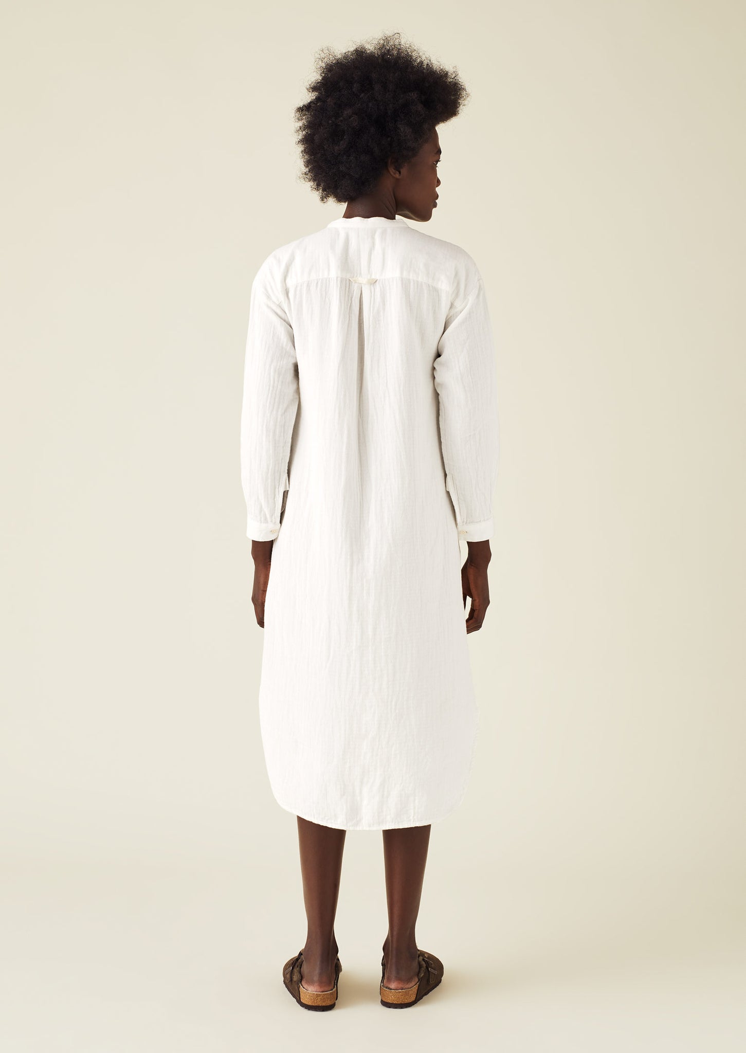 Bea Soft Double Cotton Nightshirt Parchment TOAST