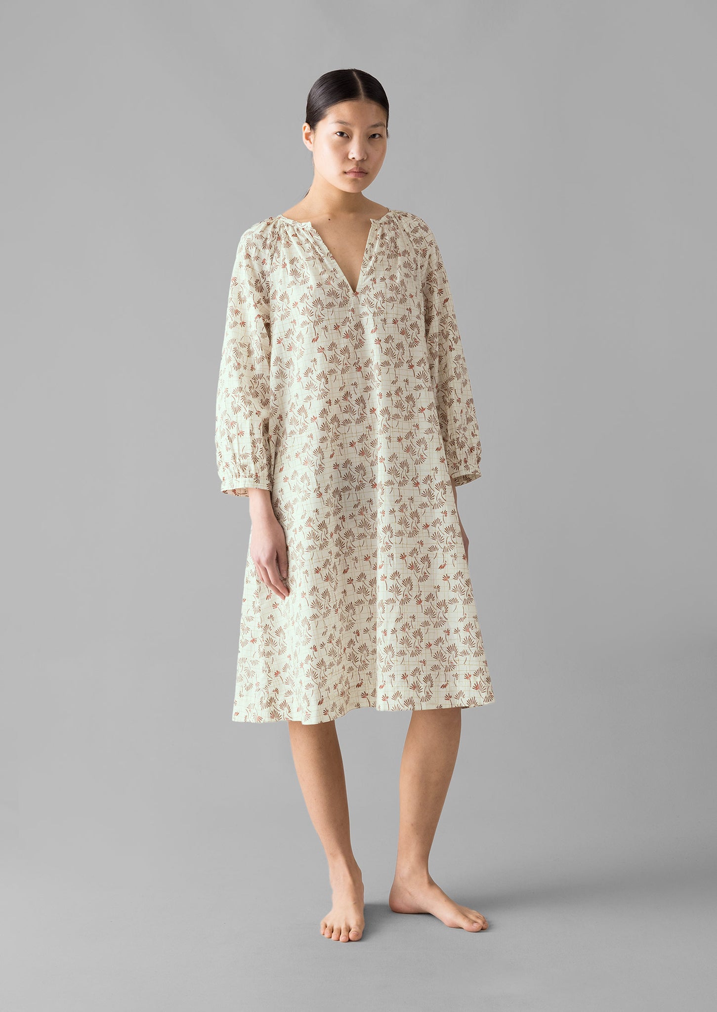 Block print nightgown deals