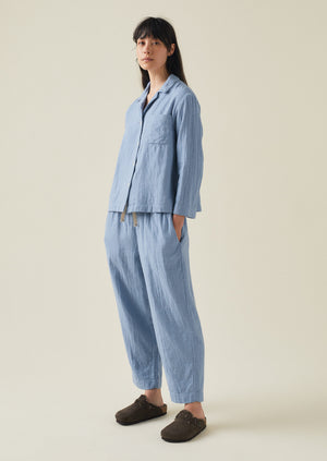 Mia Soft Double Cotton Pyjamas | Chambray