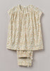 Scattered Kite Print Cotton Pyjamas | Ecru/Multi