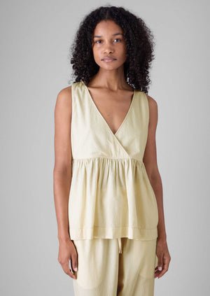Raised Stripe Cotton Pyjamas | Chalk