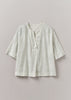 Stripe Block Print Lounge Top | Chalk/Mid Blue