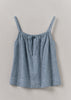 Lightweight Linen Cotton Cami | Dusty Blue