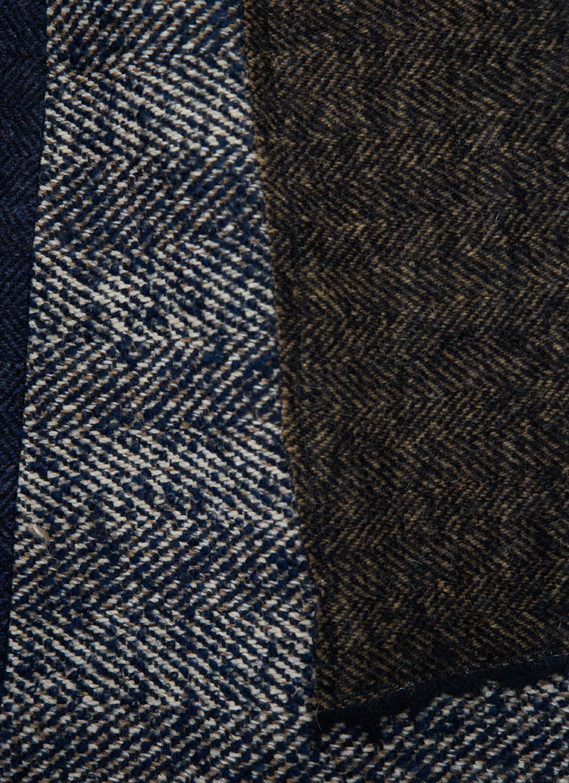 Renewed Draped Coat By Bethany Williams | Navy Multi