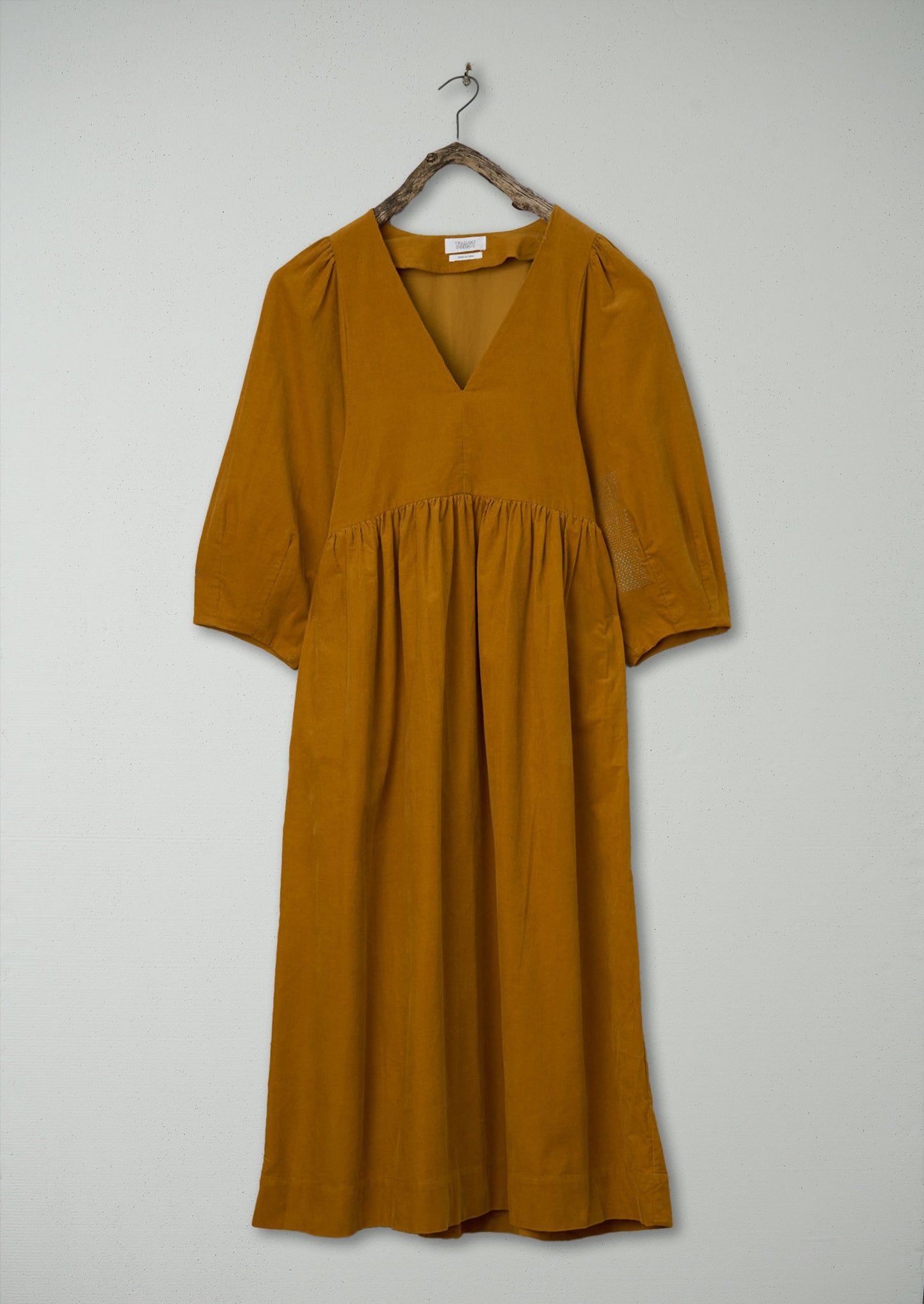 Renewed Maya Organic Cotton Needlecord Dress Size S (104) | Bonfire