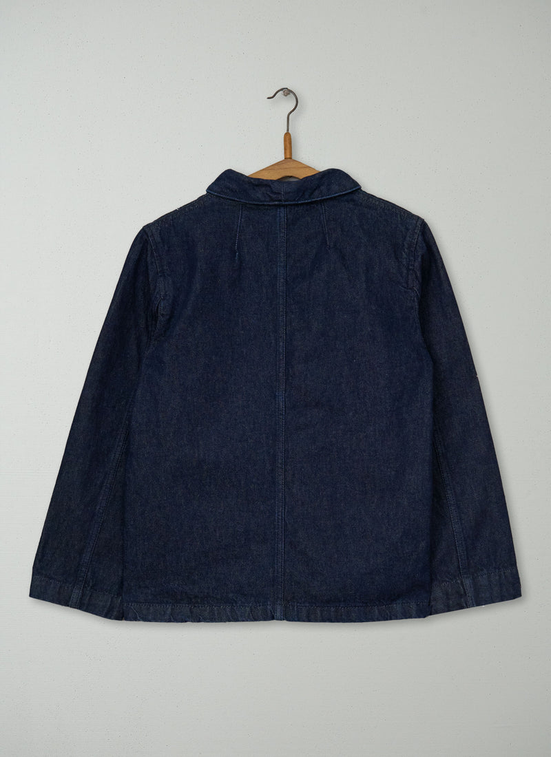 Renewed Hal Denim Workwear Jacket Size 12 (019) | Indigo