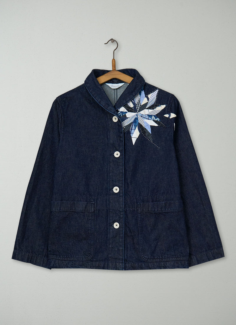 Renewed Hal Denim Workwear Jacket Size 12 (019) | Indigo