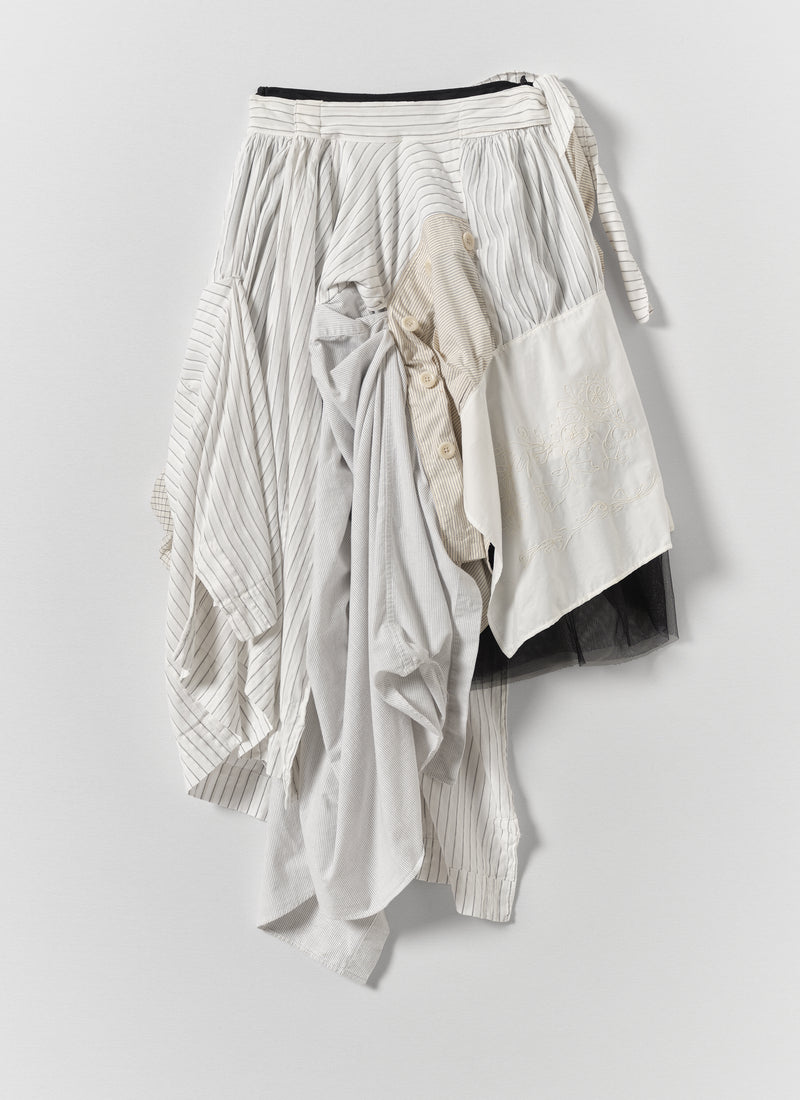 Renewed Striped Skirt By Bethany Williams | Ecru/Black