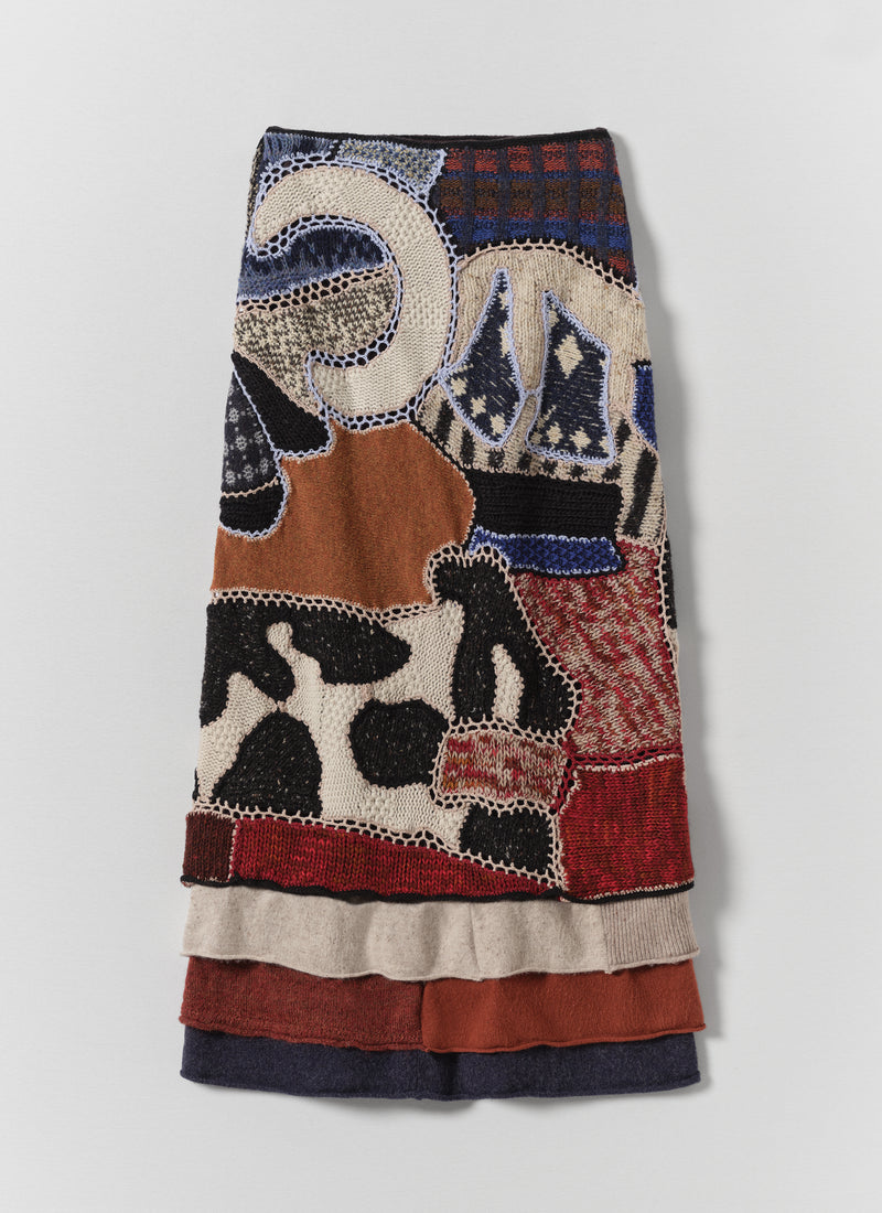 Renewed Knitted Skirt By Bethany Williams | Multi