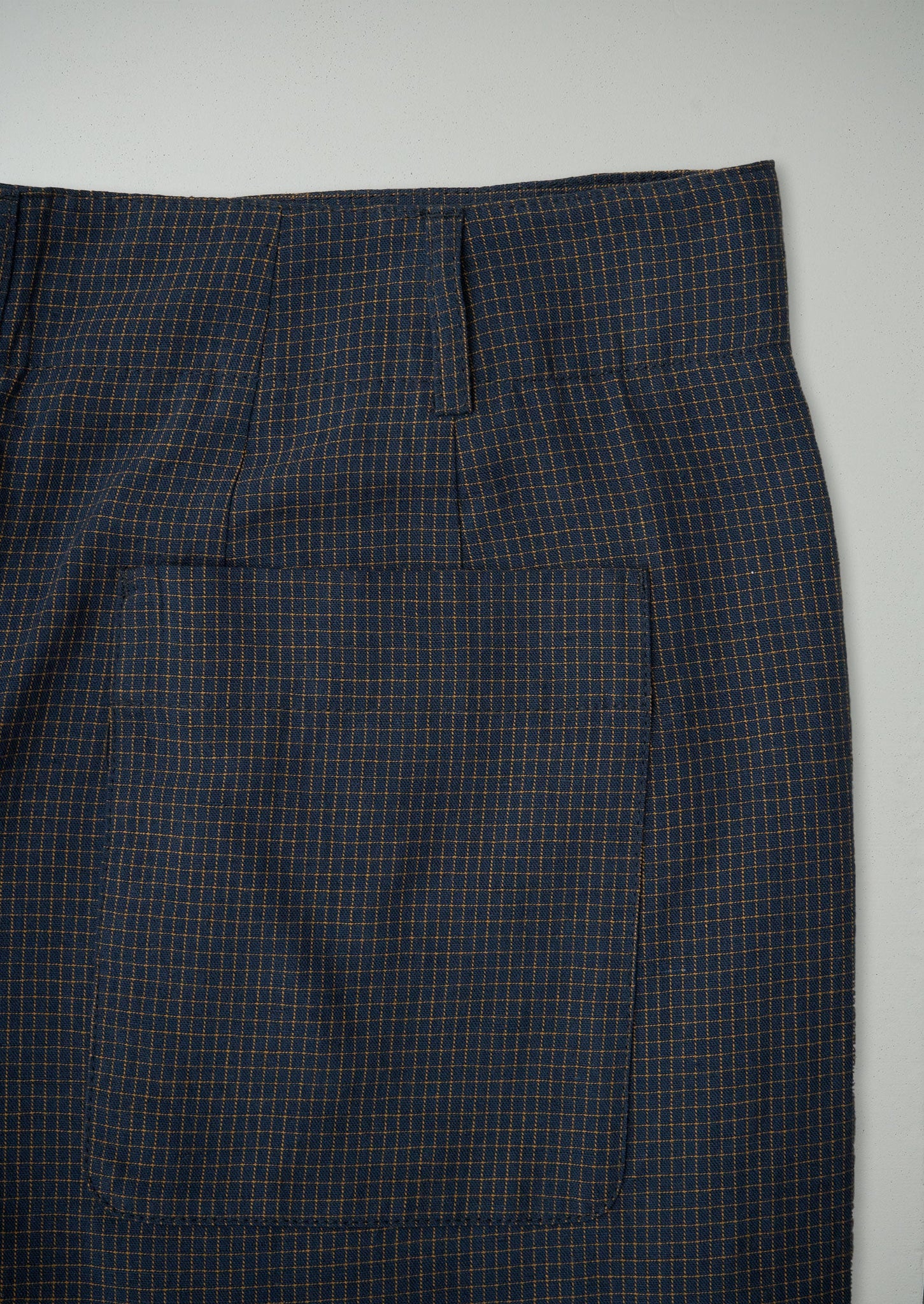 Renewed Mariner Grid Check Trousers Size 14 (51) | North Sea