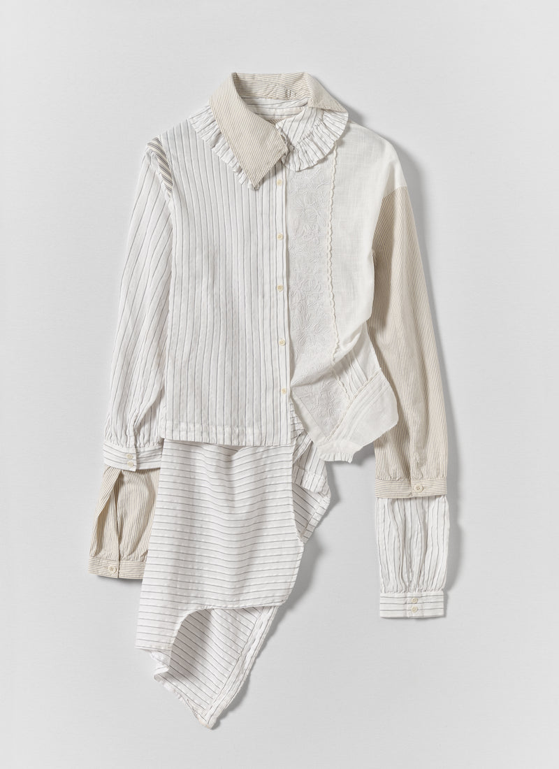 Renewed Striped Shirt By Bethany Williams | Ecru