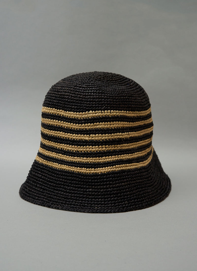 Reworn Raffia Hat (093) | Multi