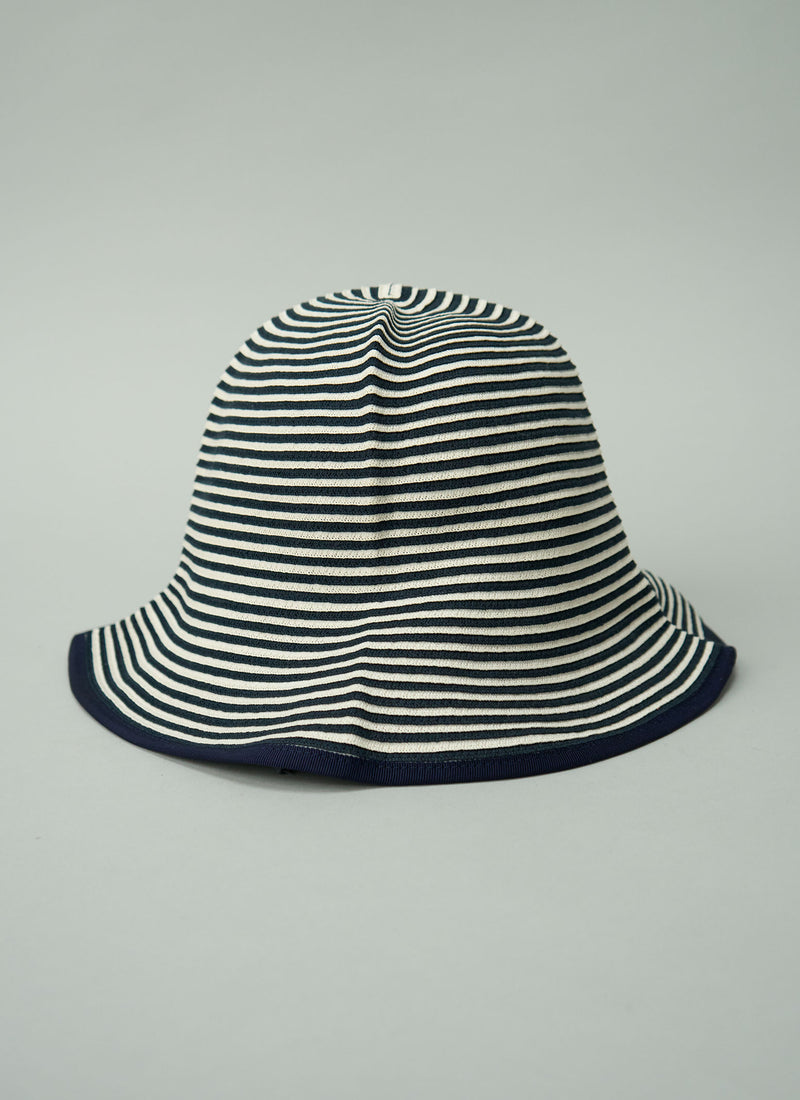 Reworn Stripe Cotton Tulip Hat (095) | Multi
