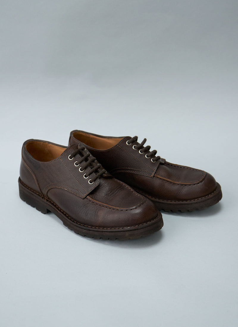 Reworn Mens Fracap Shoes Size 43 (030) | Brown