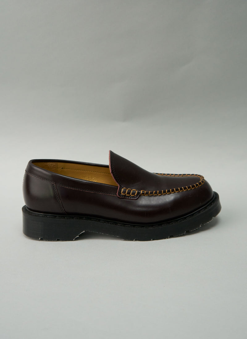 Reworn Solovair Leather Loafers Size 7 (712) | Cordovan