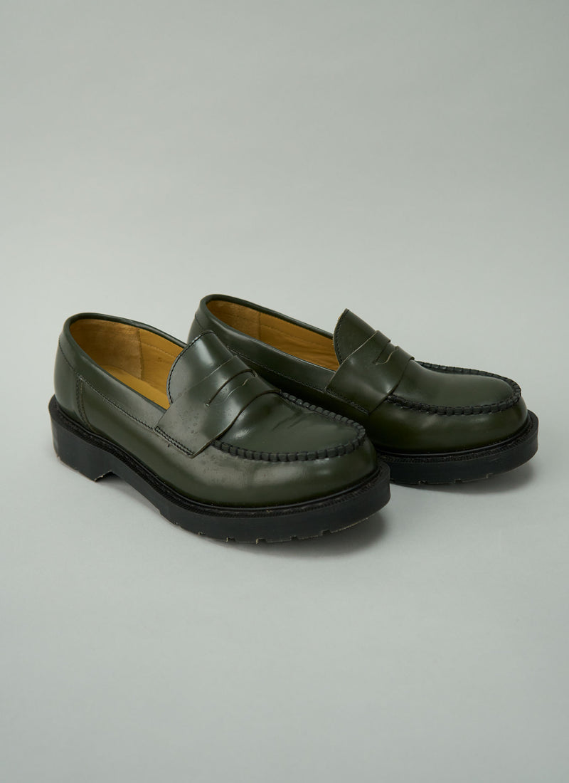 Reworn Solovair Loafer Size 5 (715) | Olive