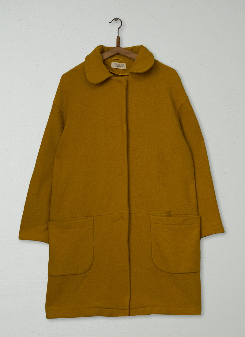 Reworn Margit Coat Size 12 (171) | Honey