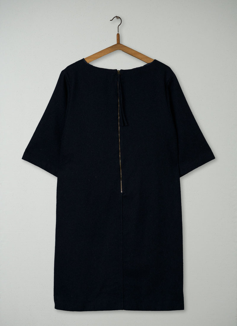 Reworn Ros Dress Size 14 (1963) | Navy