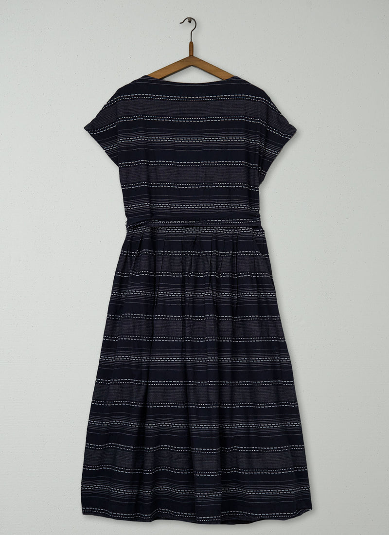 Reworn Woven Stripe Dress Size 14 (1899) | Multi