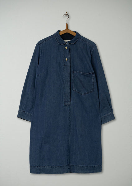 Reworn Denim Shirt Dress Size 6 (1694)