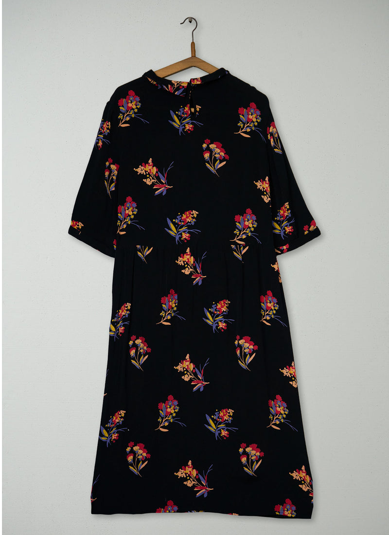 Reworn Maie Print Dress Size 16 (1962) | Multi