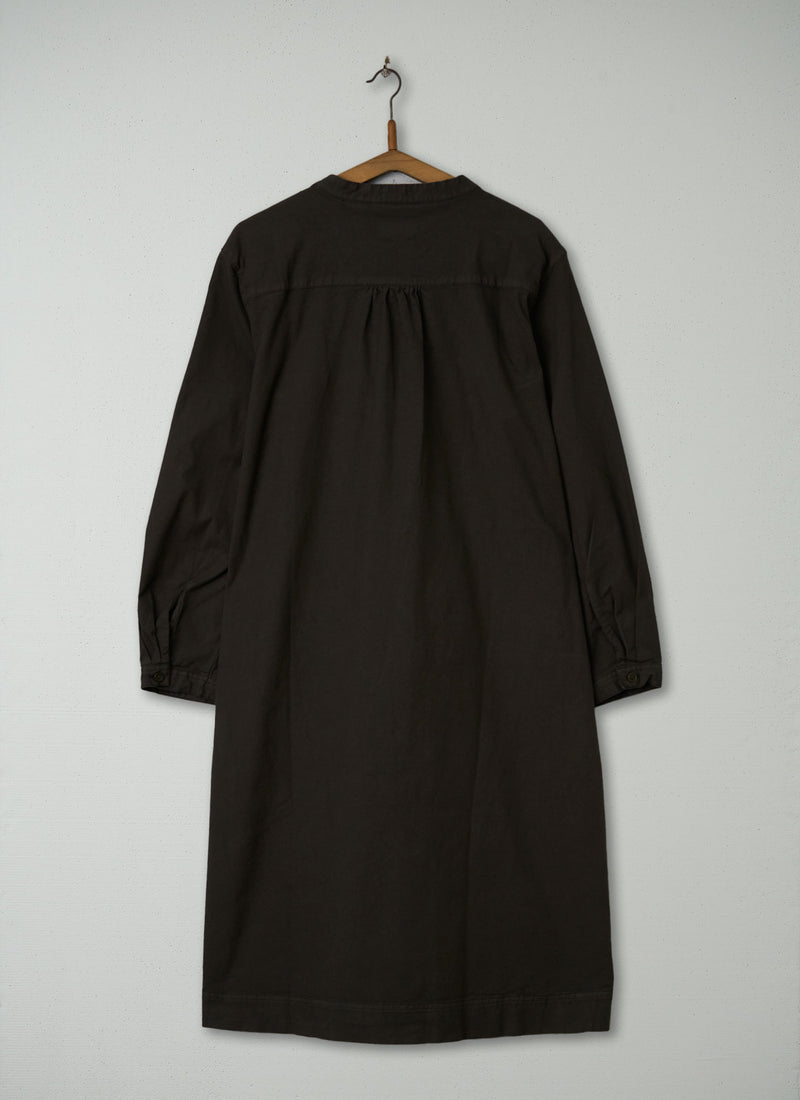 Reworn Ruffle Neck Shirt Dress Size 10 (1920) | Verdigris