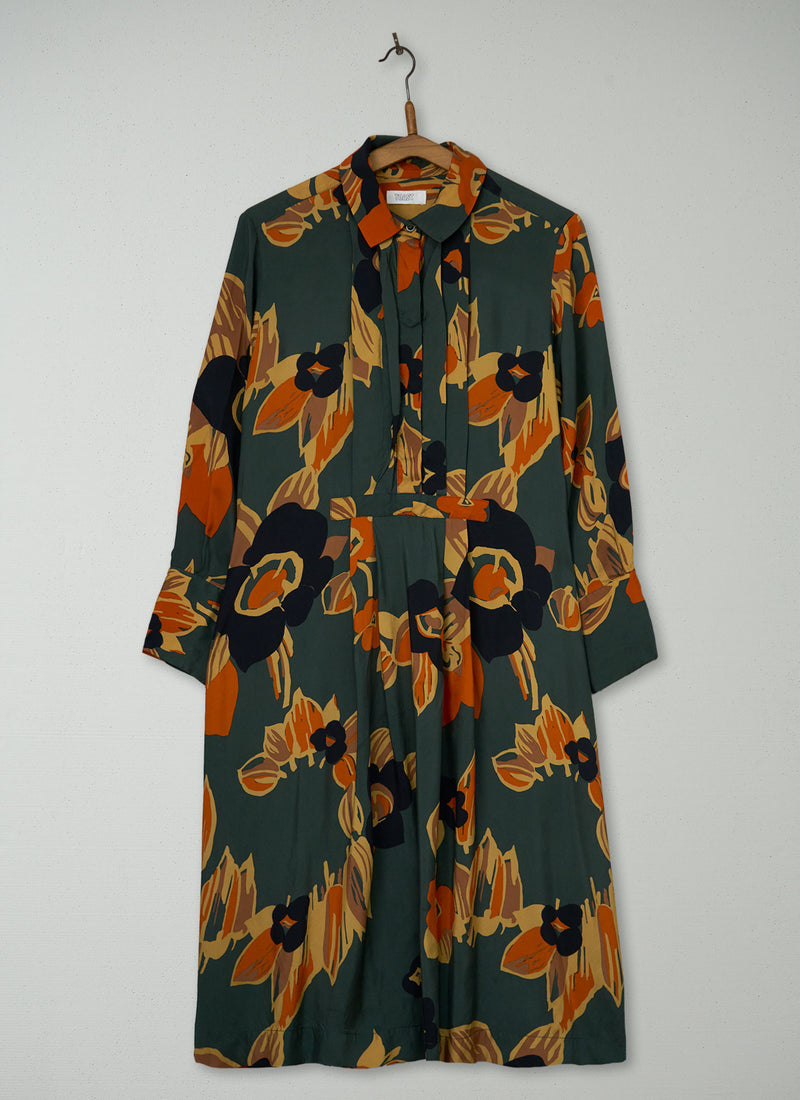Reworn Floral Print Dress Size 8 (2042) | Multi