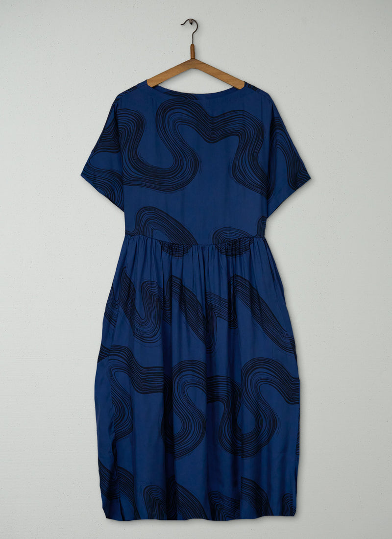 Reworn Drape Dress Size 6 (1794) | Multi