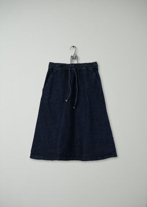 Reworn Denim Skirt Size 8 063 Indigo