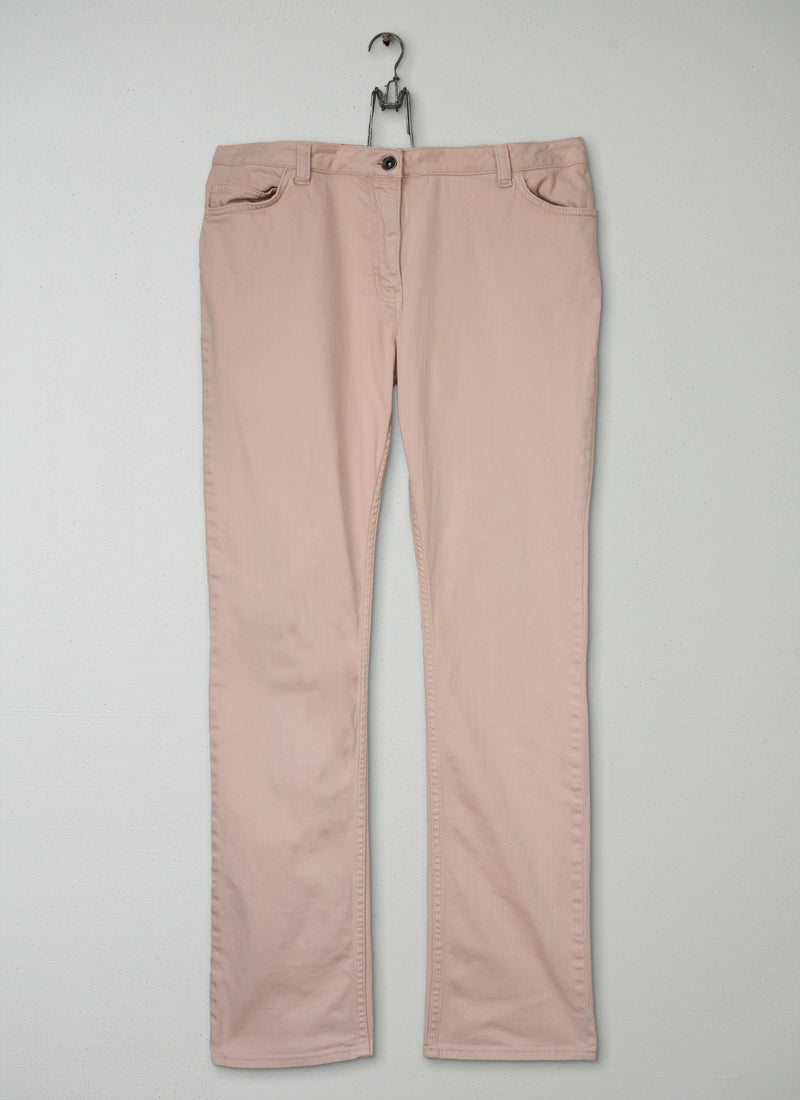Reworn Slim Leg Jeans Size L (1372) | Pink