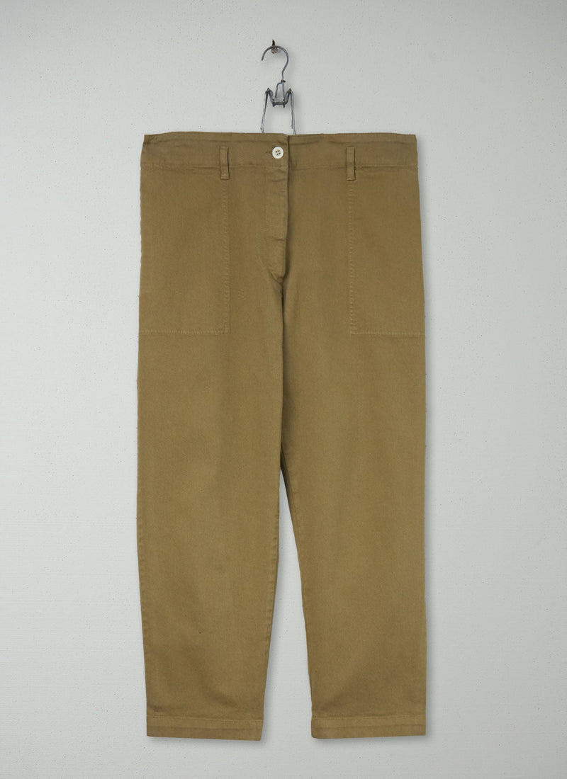 Reworn Garment Washed Boy Trousers Size 12 (1714) | Fawn