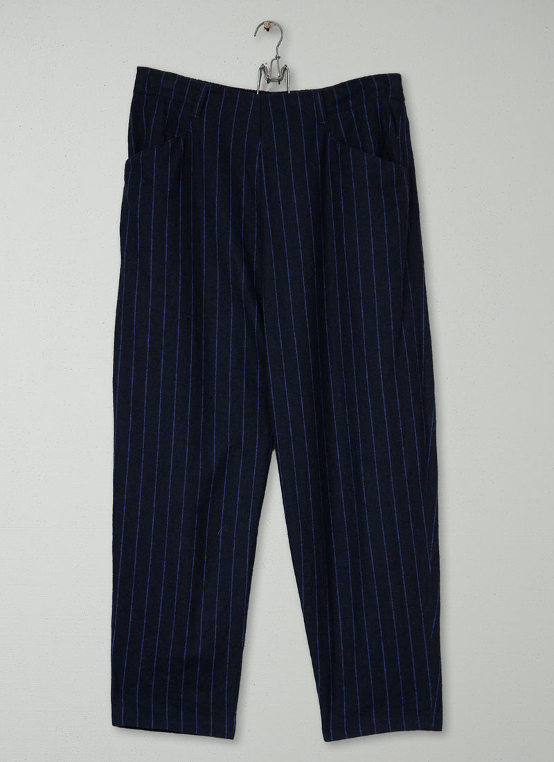 Reworn Wool Alix Trousers Size 12 (1378) | Multi