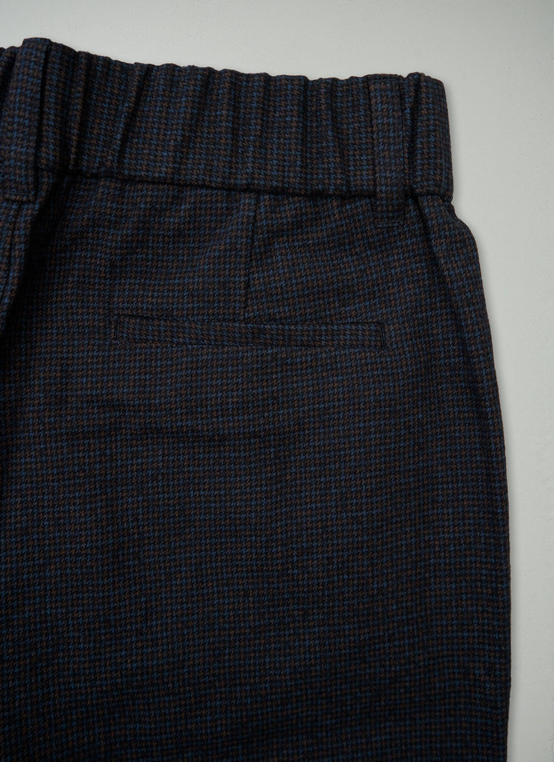 Reworn Gabi Checked Pull On Trousers Size 12 (1622) | Multi