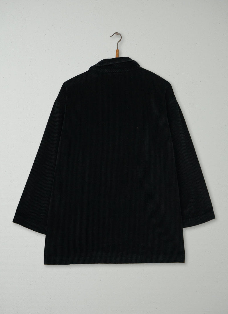 Reworn Cord Jacket Size 18 (290) | Black