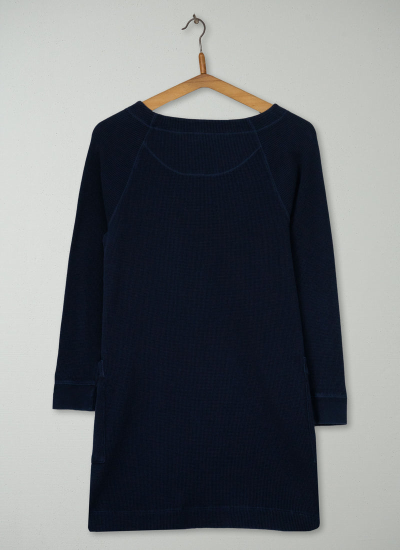 Reworn Waffle Tunic Size 8 (177) | Navy