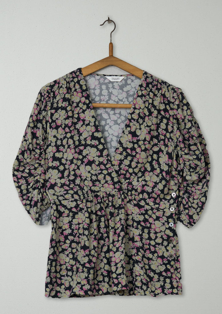 Reworn Abstract Print Dress Size XS (1688) | Multi